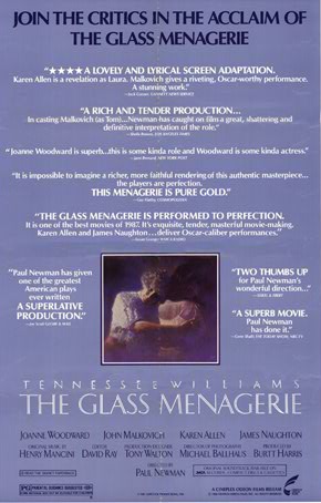 Poster image from The Glass Menagerie
