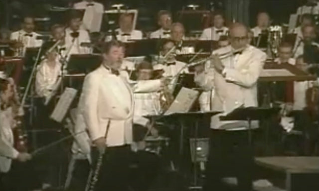 Henry And James Galway Perform At The Capitol on July 4th, 1992